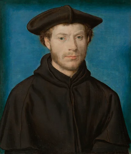 Portrait of a Man by Corneille de Lyon, painting, 1536-1540