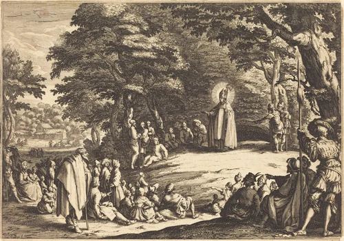 Saint Amond by Jacques Callot, print, 1621