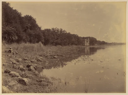 Sookh-Vilas Palace Garden by Lala Deen Dayal, photograph, 1880-1890