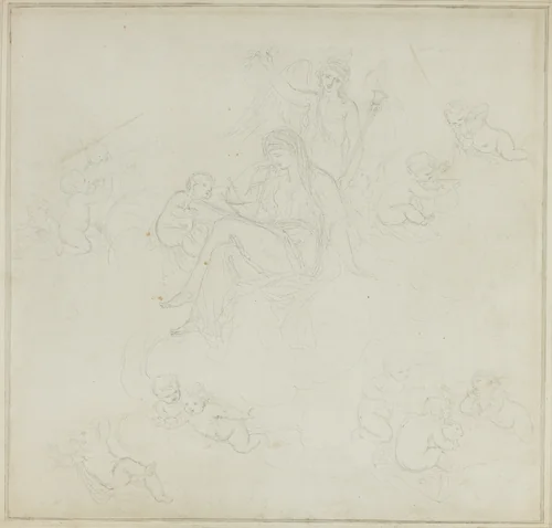 Venus with Putti by Giovanni Battista Cipriani, drawing, 1747-1785