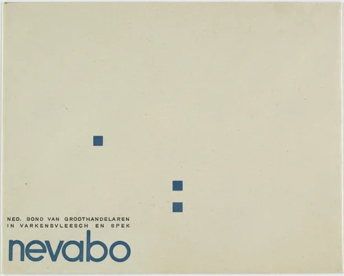 Nevabo, Ned. Bond van Groothandelaren in Varkensvleesch en Spek by Unknown Artist, design, 1927