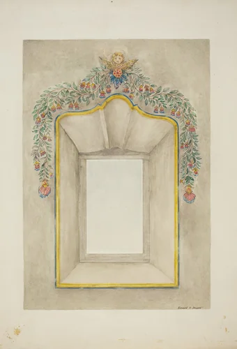 Wall Painting by Edward Jewett, index of american design, 1940