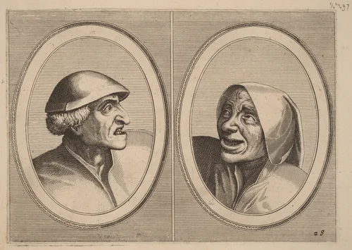 "Dief-achtighe Tijs" and "Nies Spoel-de-Nap" by Johannes van Doetechum
Lucas van Doetechum
Pieter Bruegel
Claes Jansz Visscher, print, 1564-1565