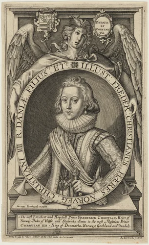 Frederick Christian of Denmark by Renold Elstrack, print, 1571-1625