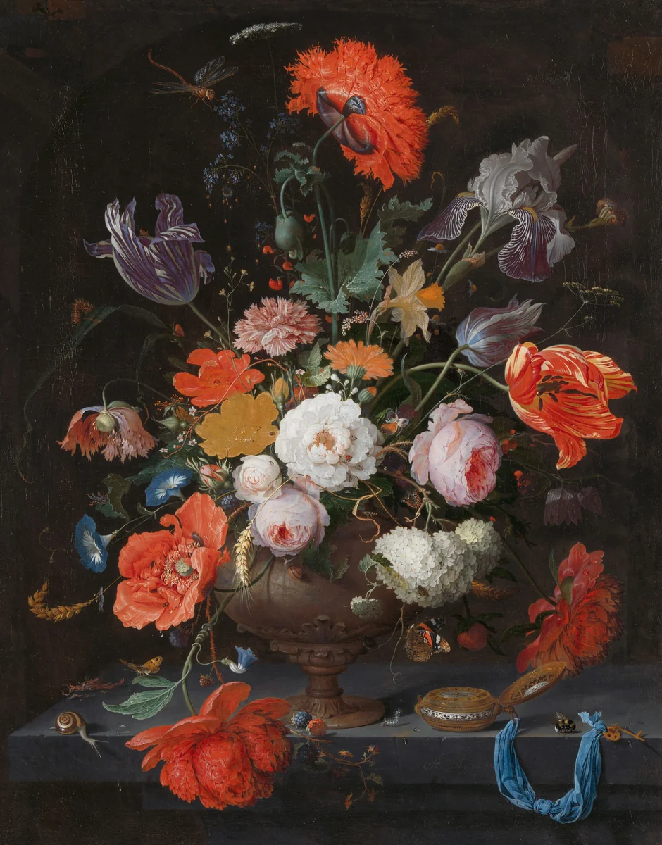 Untitled by Abraham Mignon, painting, 1660-1679