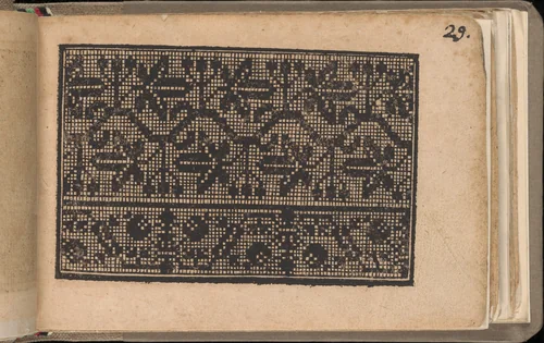 Schön newes Modelbuch (Page 29r) by Sigismundus Latomus, book, 1608