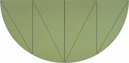 1/2 V Series (Medium Scale) by Robert Mangold, painting, 1969