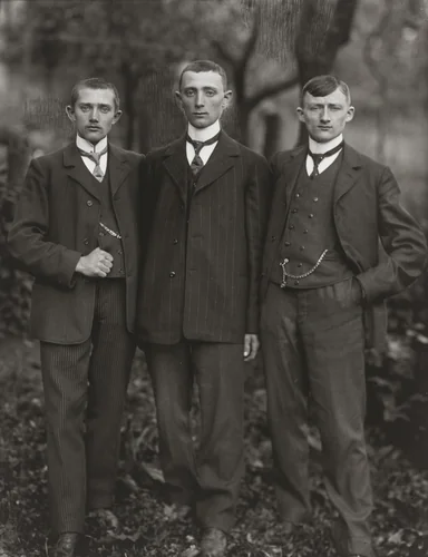 Country Lads from the Westerwald by August Sander, photograph, 1912