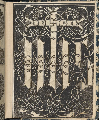 Essempio di recammi, page 17 (recto) by Giovanni Antonio Tagliente, book, 1530