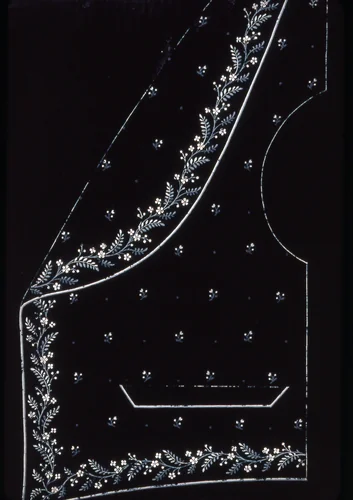 Waistcoat Design by England or France, textile, 1830-1849