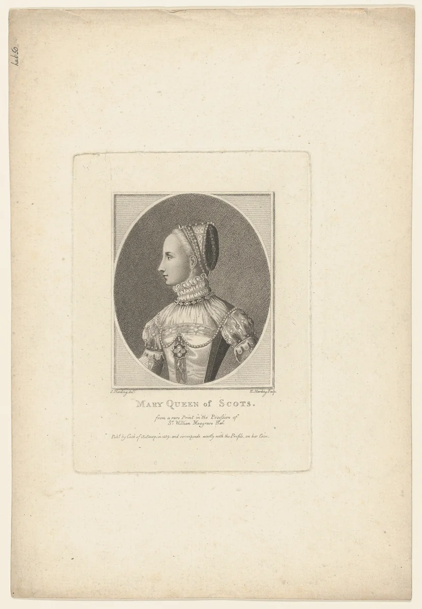 Mary, Queen of Scots by Edward Harding, print, 1793