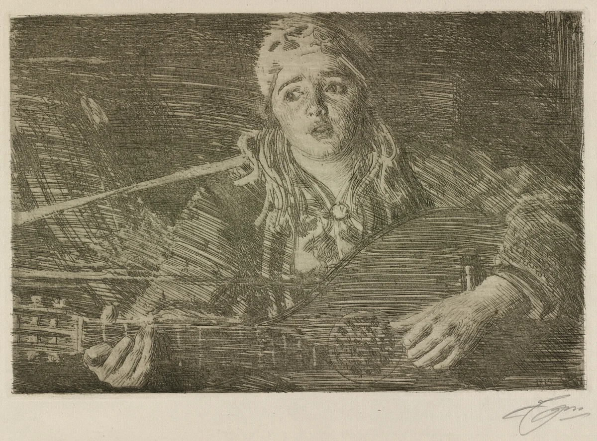 Ols Maria by Anders Zorn, print, 1919
