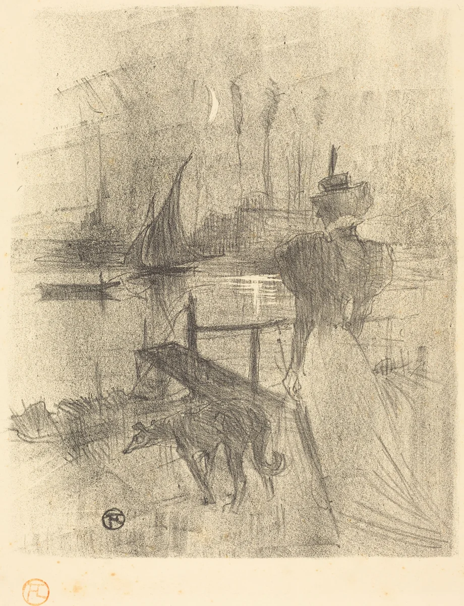 Adieu by Henri de Toulouse-Lautrec, print, 1895