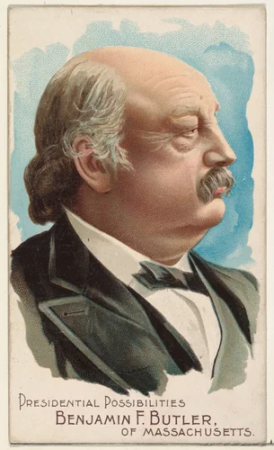 Benjamin F. Butler of Massachusetts, from the Presidential Possibilities series (N124) issued by Duke Sons & Co. to promote Honest Long Cut Tobacco by W. Duke, Sons & Co., print, 1888
