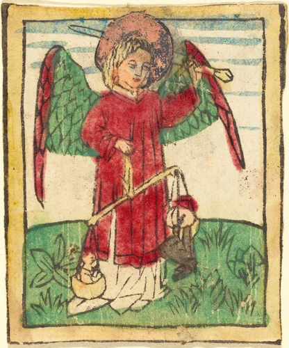 Saint Michael by German 15th Century, print, 1450-1470