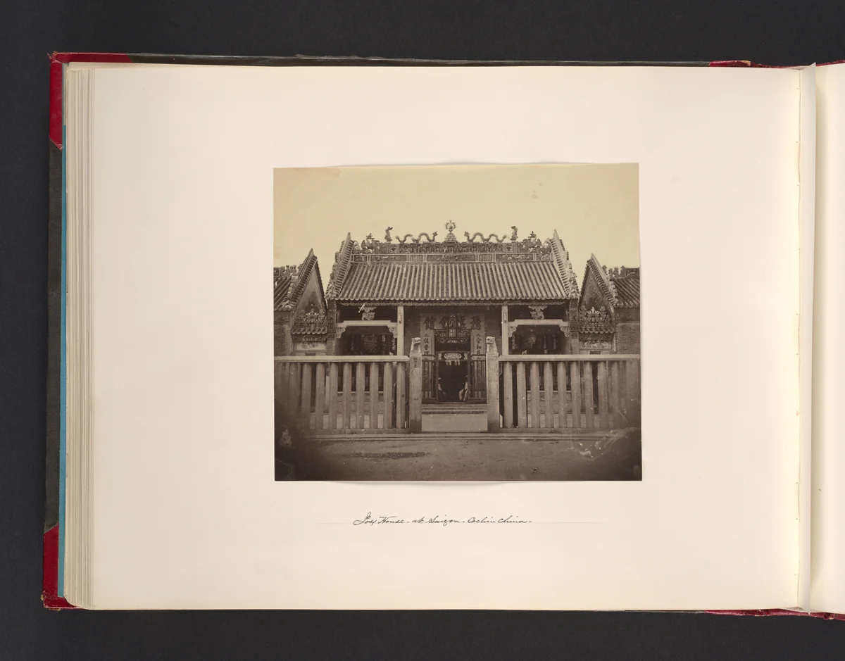 House in Saigon, Cochin China by John Thomson, photograph, 1865