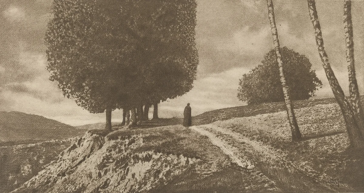 Landschaft by Hugo Henneberg, photograph, 1902