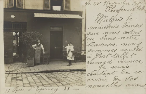 Rue d’Épinay, La Rochelle - La Pallice by Unidentified Photographer, photograph, 1910