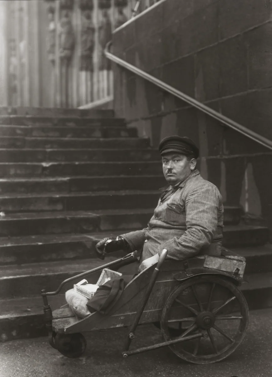 Disabled Ex-serviceman by August Sander, photograph, 1928