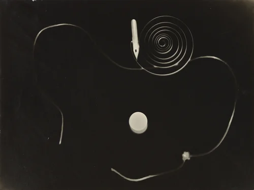 Photogram by Andreas Walser, photograph, 1929