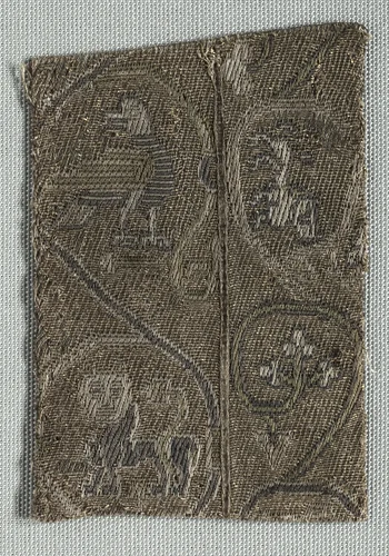 Fragment of a Band by Unknown, textile, 1000-1199
