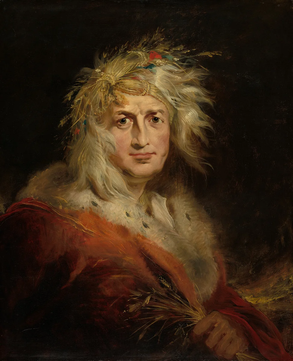 David Garrick as King Lear by Richard Westall, painting, 1810-1820