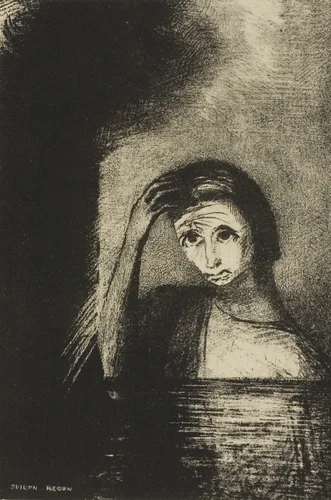 Frontispiece from Emile Verhaeren's Les Debacles by Odilon Redon, print, 1889
