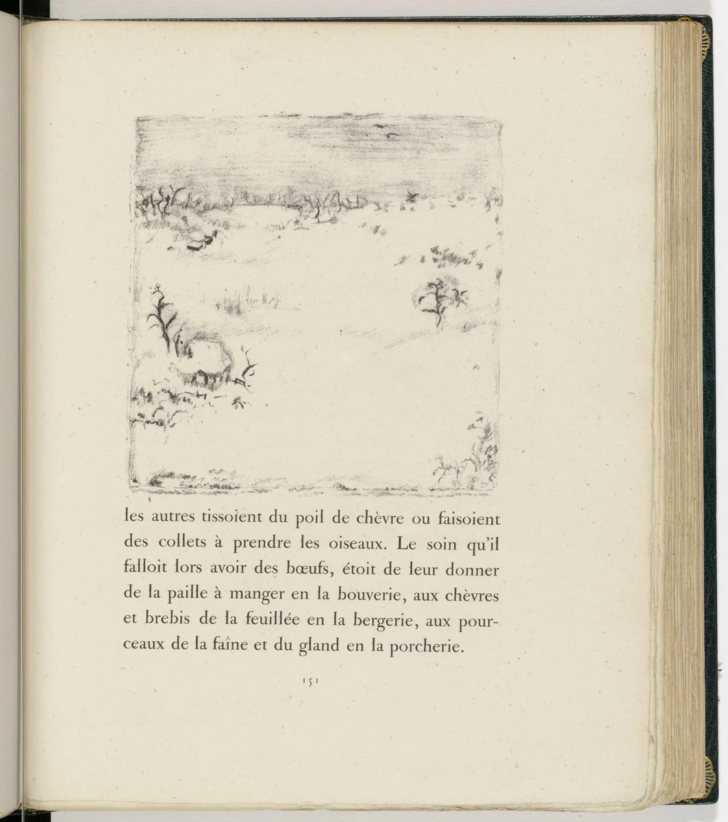 In-text plate (page 151) from Daphnis et Chloé by Pierre Bonnard, illustrated book, 1902