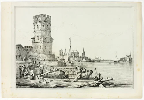 Cologne, from Facsimiles of Sketches made in Flanders and Germany by Samuel Prout, print, 1833
