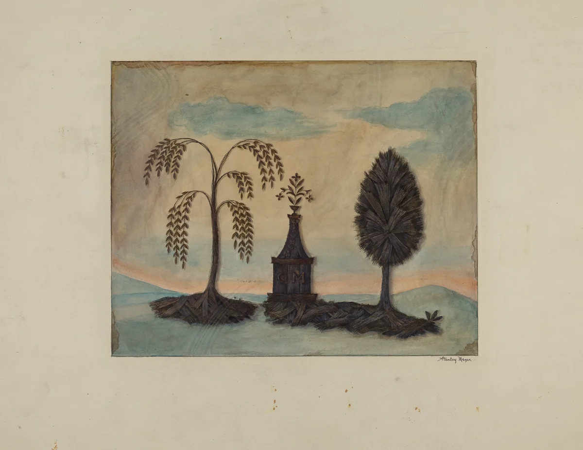 Memorial Picture by Stanley Mazur, index of american design, 1937