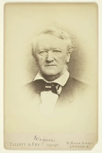Portrait of Wagner by Elliott and Fry, photograph, 1877