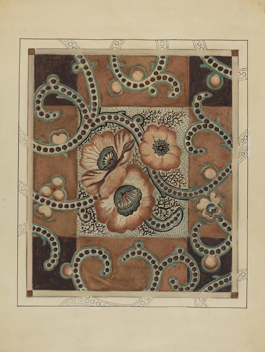 Printed Cotton by George Loughridge, index of american design, 1936