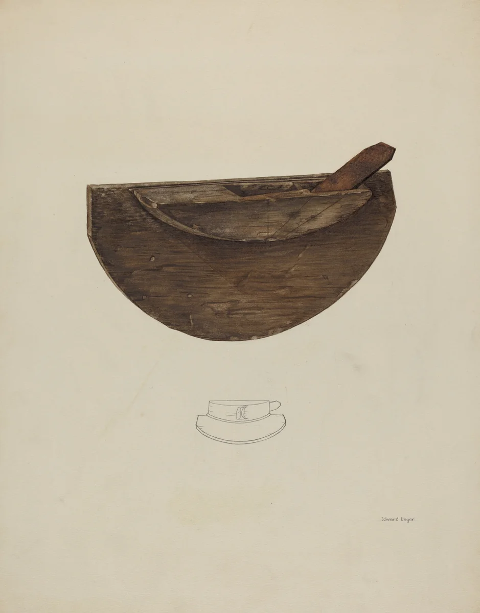 Cooper Plane by Edward Unger, index of american design, 1938