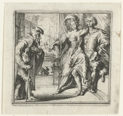 Illustratie voor de Decamerone van Boccaccio by Romeyn de Hooghe, print, 1697