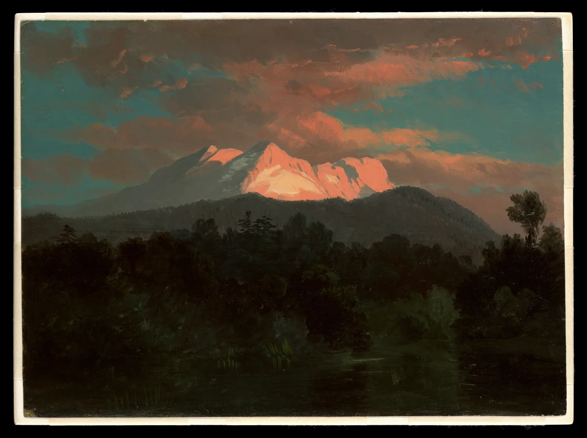 Mountain Range by James M. Hart, artwork, 1850-1855