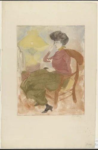 Makeup (Le Maquillage) by Jacques Villon, print, 1900