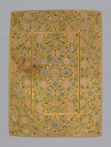 Cover (Furnishing Fabric) by China, textile, 1850-1875