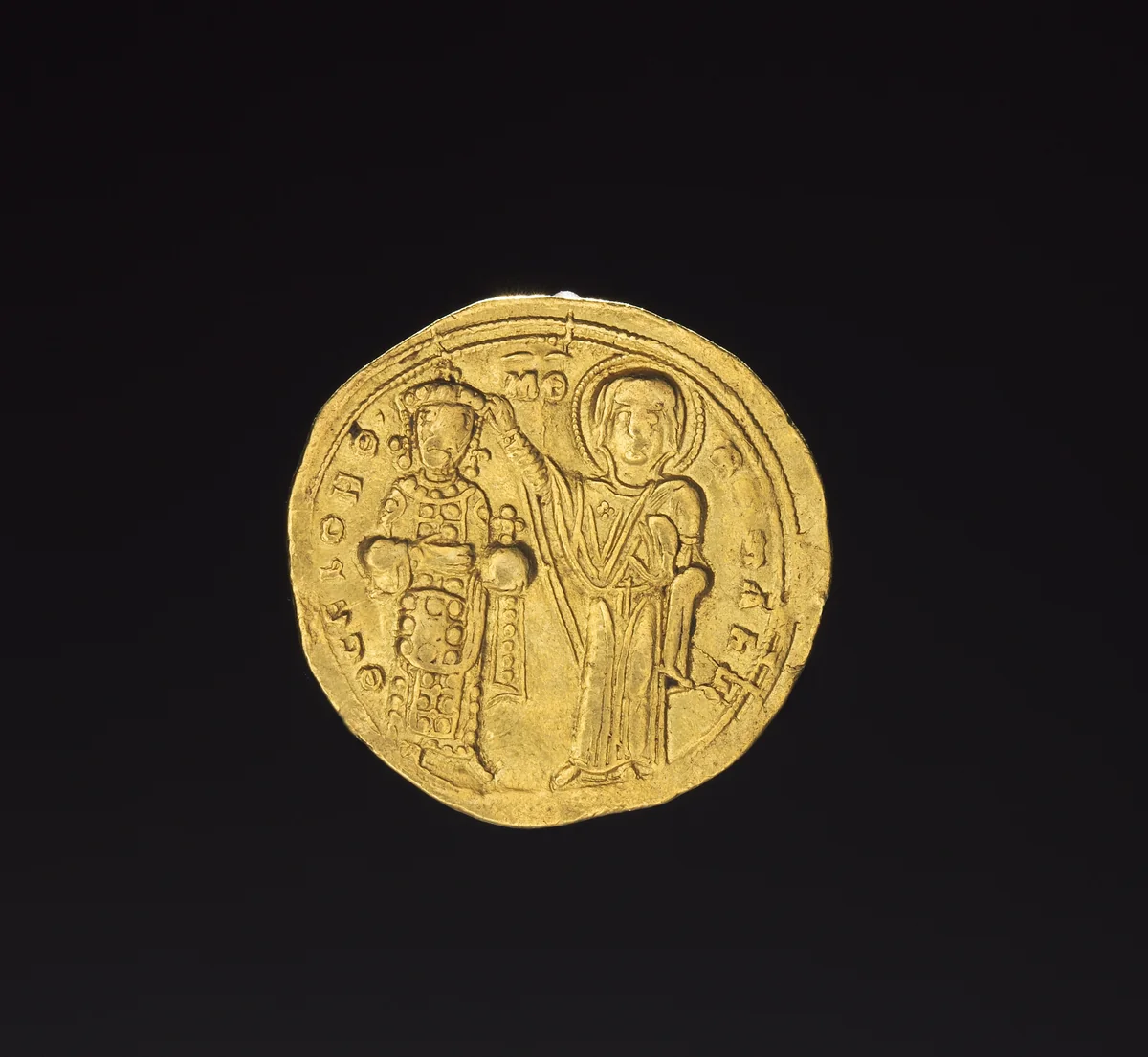 Histamenon of Romanus III by Unknown, metalwork, 1028-1034