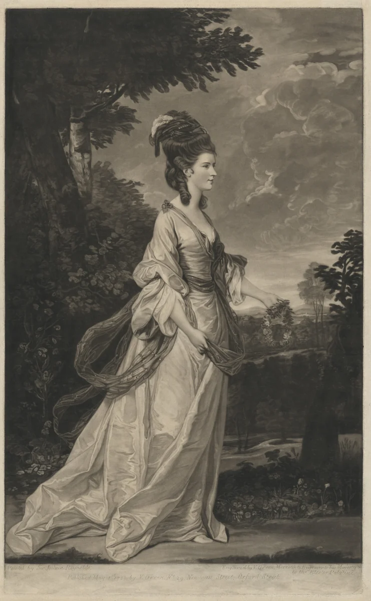 Jane (Fleming), Countess of Harrington by Valentine Green
Sir Joshua Reynolds, print, 1780