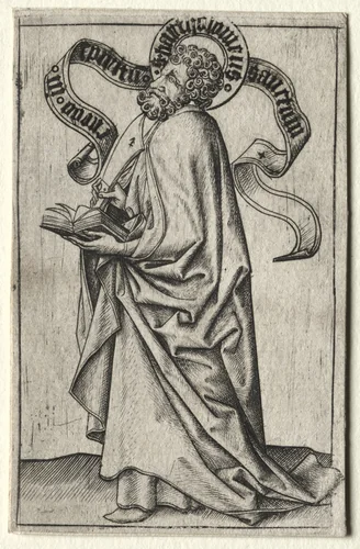 Saint Bartholomew by Master ES, print, 1450-1467