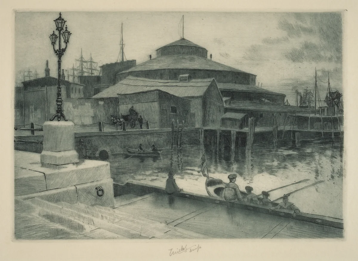 Castle Garden by Charles Frederick William Mielatz, print, 1864-1919