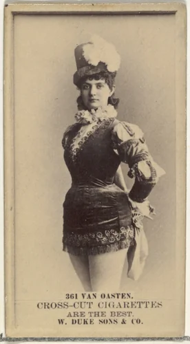 Card Number 361, Von Oasten, from the Actors and Actresses series (N145-3) issued by Duke Sons & Co. to promote Cross Cut Cigarettes by W. Duke, Sons & Co., photograph, 1880-1889