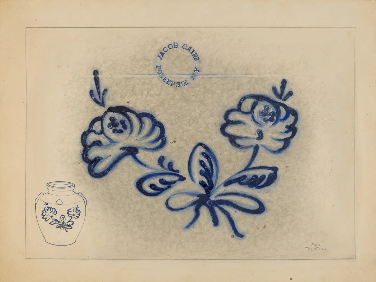 Jar by John Tarantino, index of american design, 1938