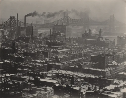 From Room "3003"—The Shelton, New York, Looking Northeast by Alfred Stieglitz, photograph, 1927