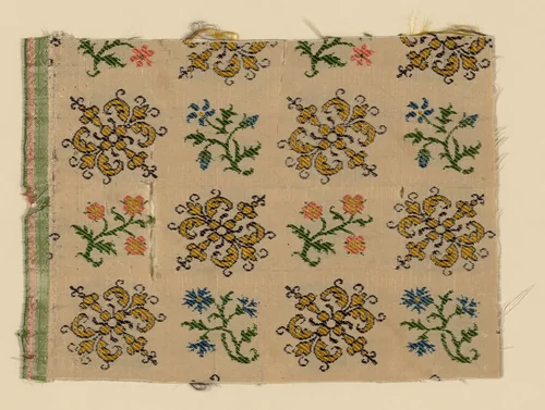 Fragment by Spain, textile, 1601-1625