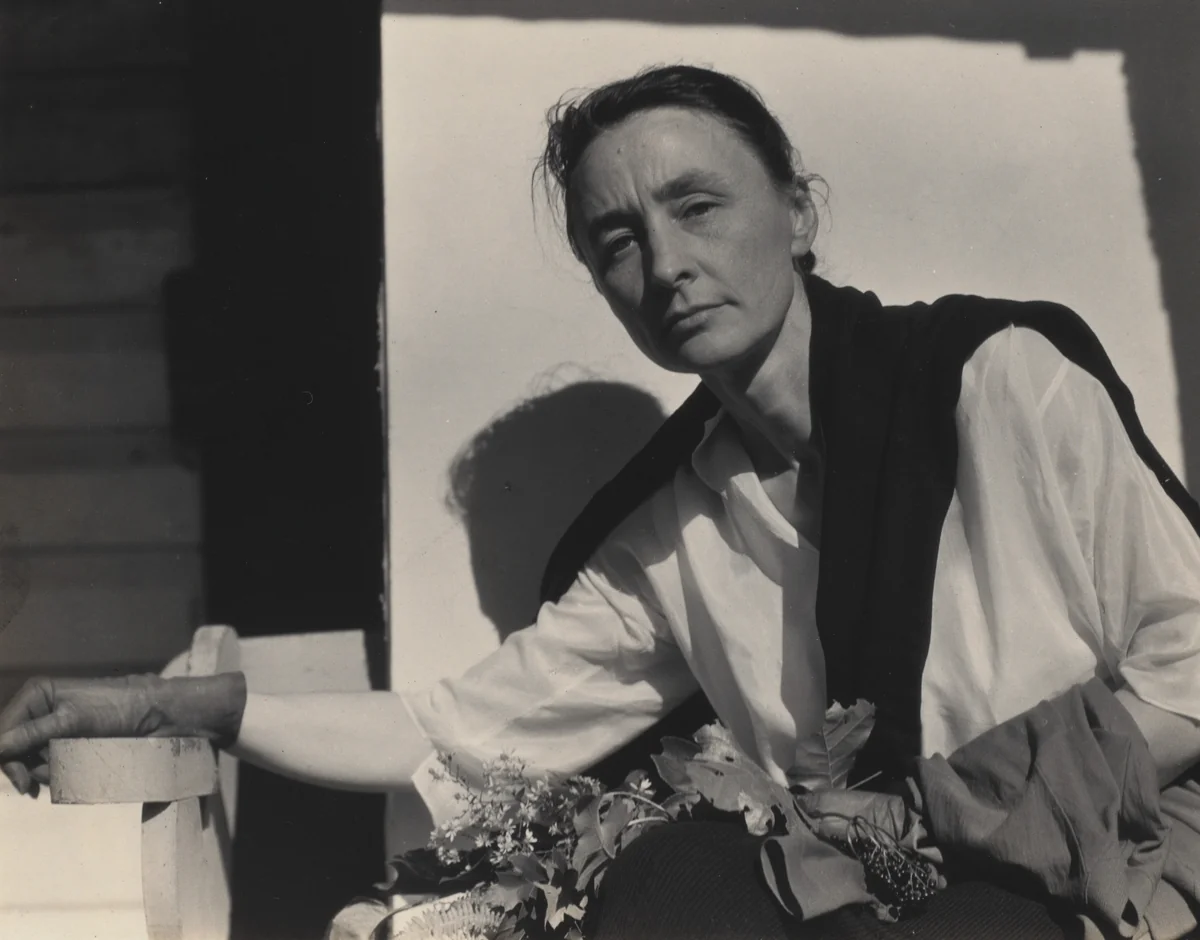 Georgia O'Keeffe by Alfred Stieglitz, photograph, 1928