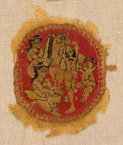 Five Round Segmenta by Unknown, textile, 650-750