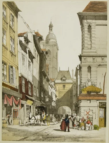 Picturesque Architecture in Paris, Ghent, Antwerp, Touen, etc. by Thomas Shotter Boys, print, 1839