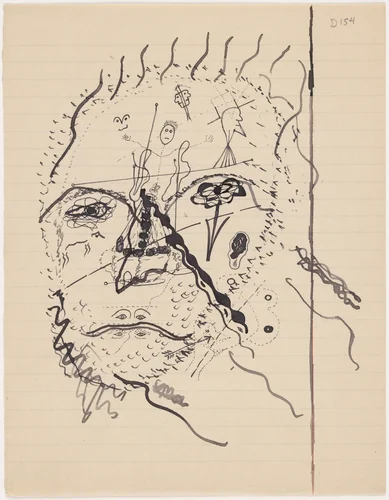 Untitled drawing for Soleil vitré by Georges Bataille, drawing, 1925