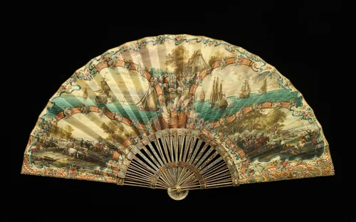 Fan by Carl Gustav Klingstedt, artwork, 1715-1725